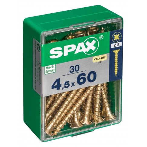 SPAX CP YELLOX 4,5x60mm M SPAX CP YELLOX 4,5x60mm M