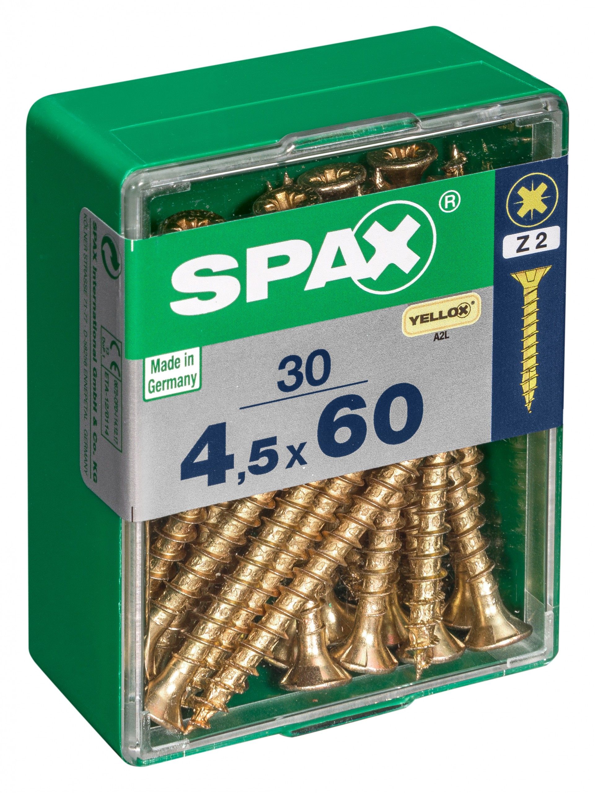 SPAX CP YELLOX 4,5x60mm M