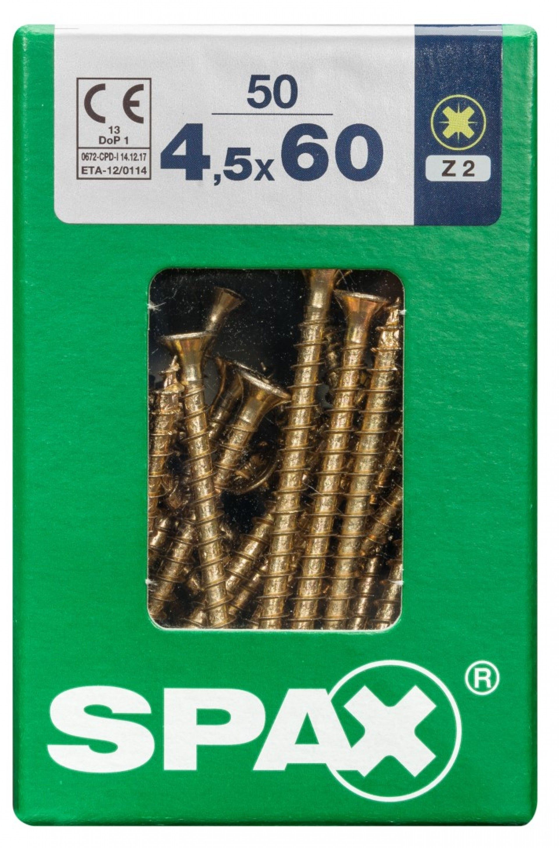 SPAX CP YELLOX 4,5x60mm L