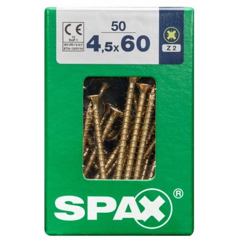 SPAX CP YELLOX 4,5x60mm L 