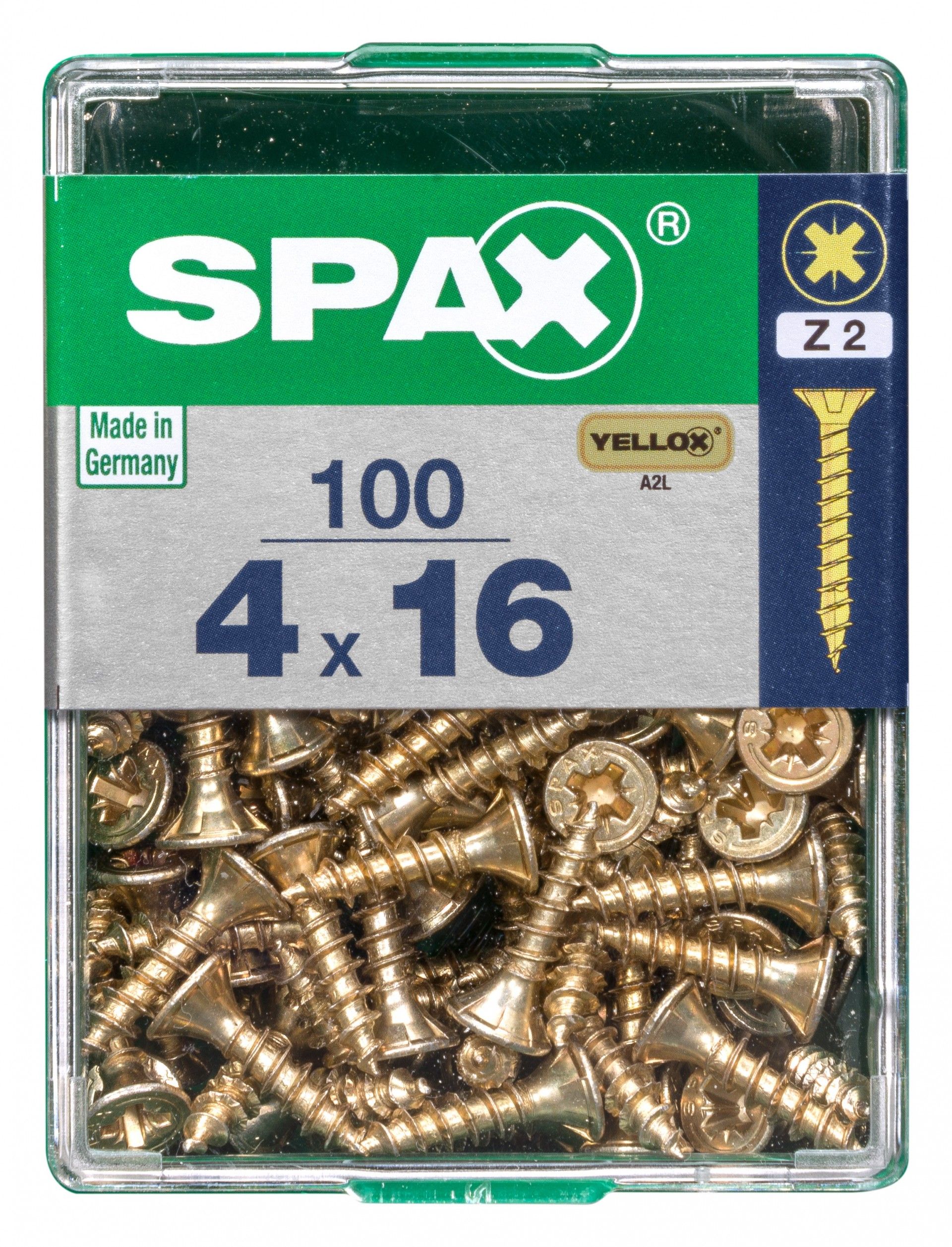 SPAX CP YELLOX 4x16mm M
