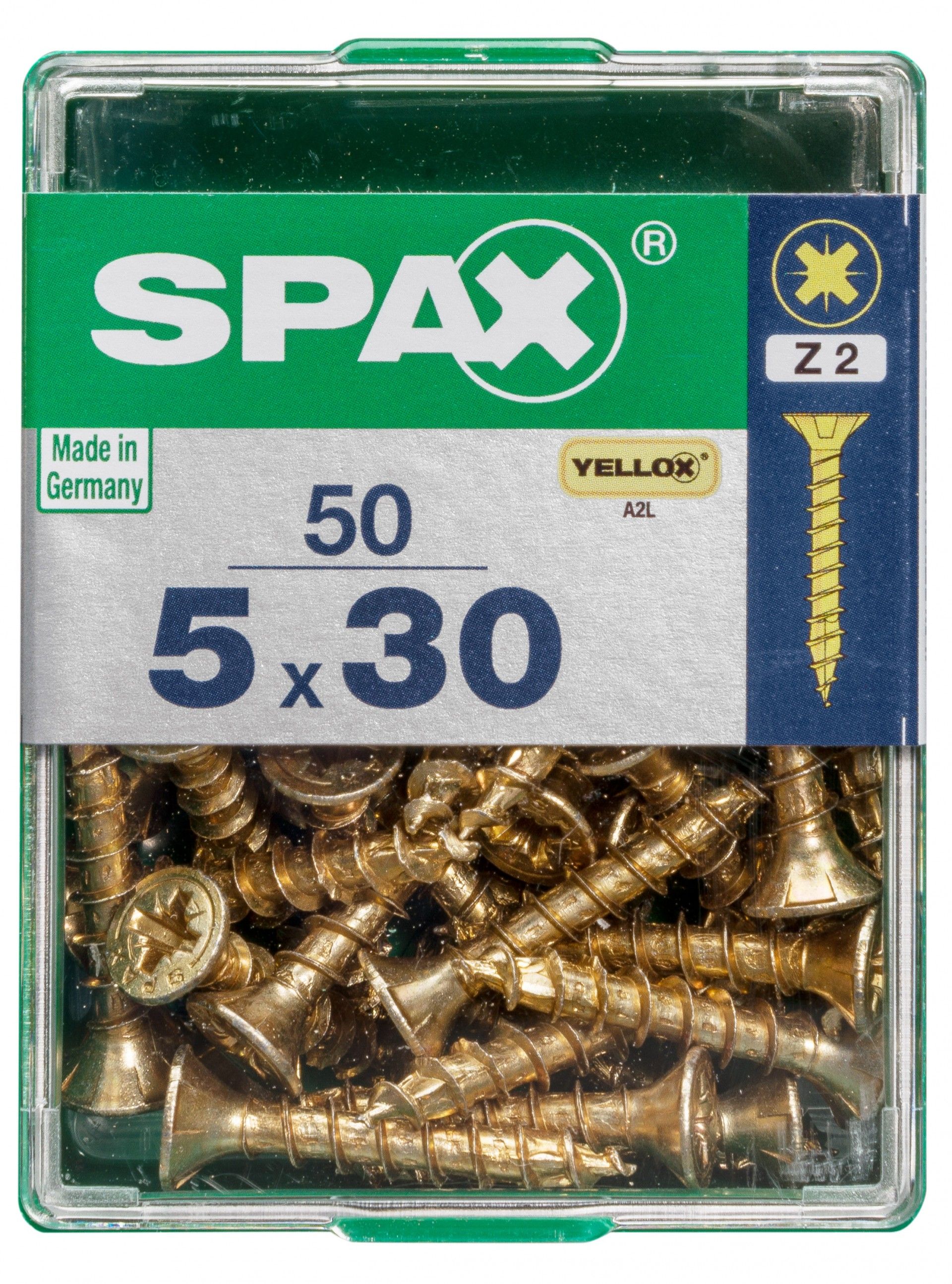 SPAX CP YELLOX 5x30mm M