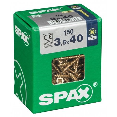 SPAX CP YELLOX 3,5x40mm L SPAX CP YELLOX 3,5x40mm L
