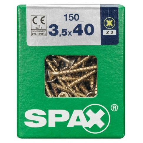 SPAX CP YELLOX 3,5x40mm L SPAX CP YELLOX 3,5x40mm L