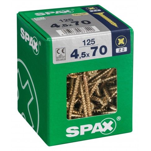 SPAX CP YELLOX 4,5x70mm XL SPAX CP YELLOX 4,5x70mm XL