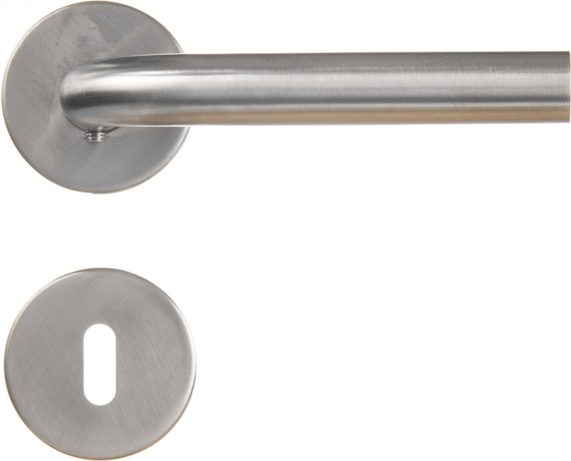 Puxador Porta 5312 C/Roseta Inox