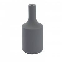 Casquilho Silicone E27 Cinza Casquilho Silicone E27 Cinza