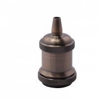 Casquilho Metálico Cobre E27 Casquilho Metálico Cobre E27