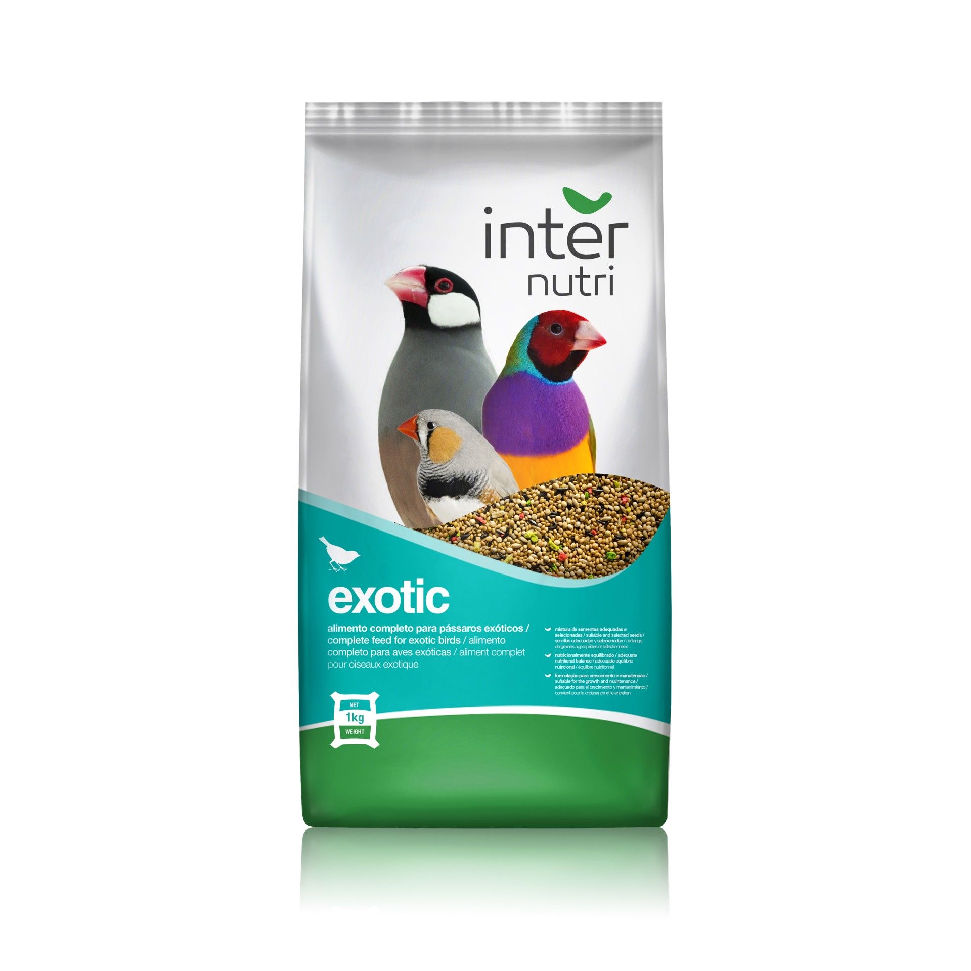 Mistura Pássaros Exóticos 1kg