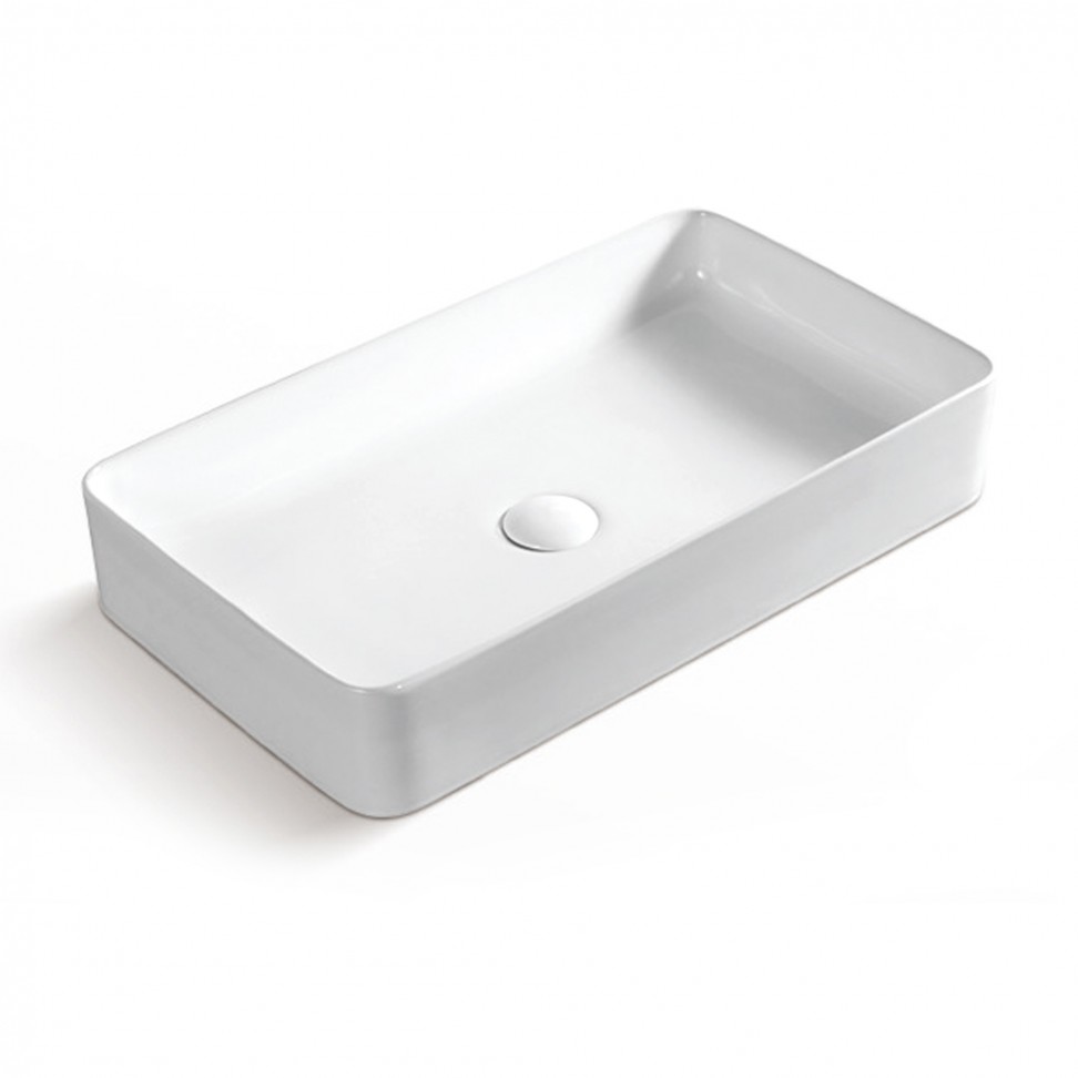 Lavatorio Pousar Cer�mica 60x34x11cm Branco