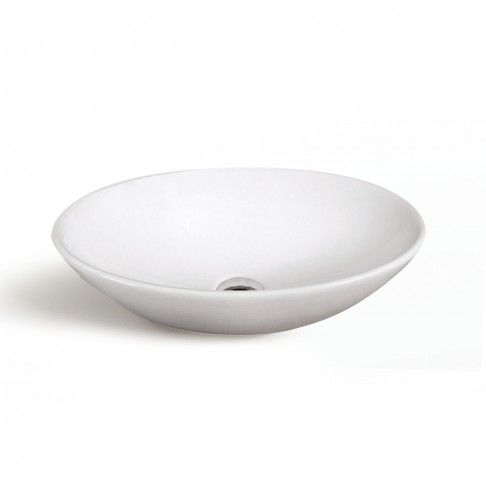 Lavatório de Pousar Oval Cerâmico Lavatório de Pousar Oval Cerâmico