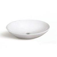 Lavatório de Pousar Oval Cerâmico Lavatório de Pousar Oval Cerâmico