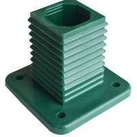 Base Poliamida Para Poste Verde Base Poliamida Para Poste Verde
