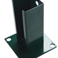 Base Metal Para Poste Verde Base Metal Para Poste Verde