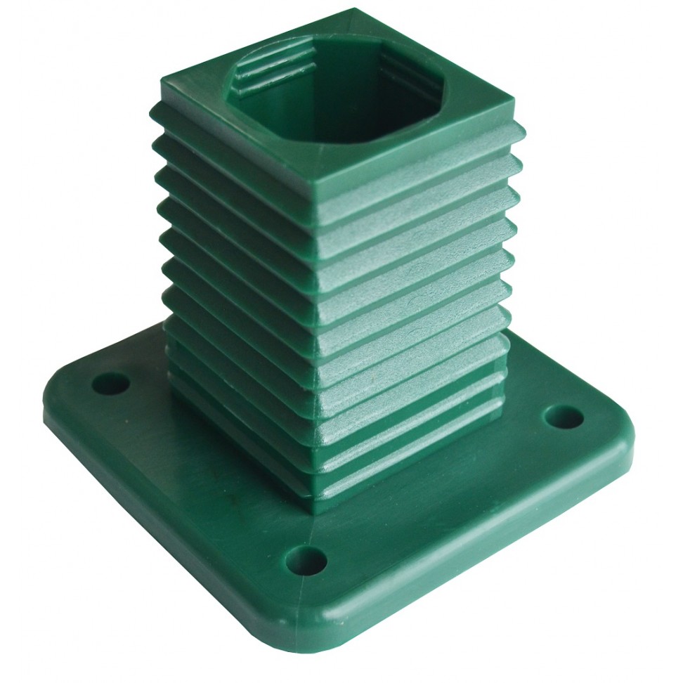 Base Poliamida Para Poste Verde Base Poliamida Para Poste Verde