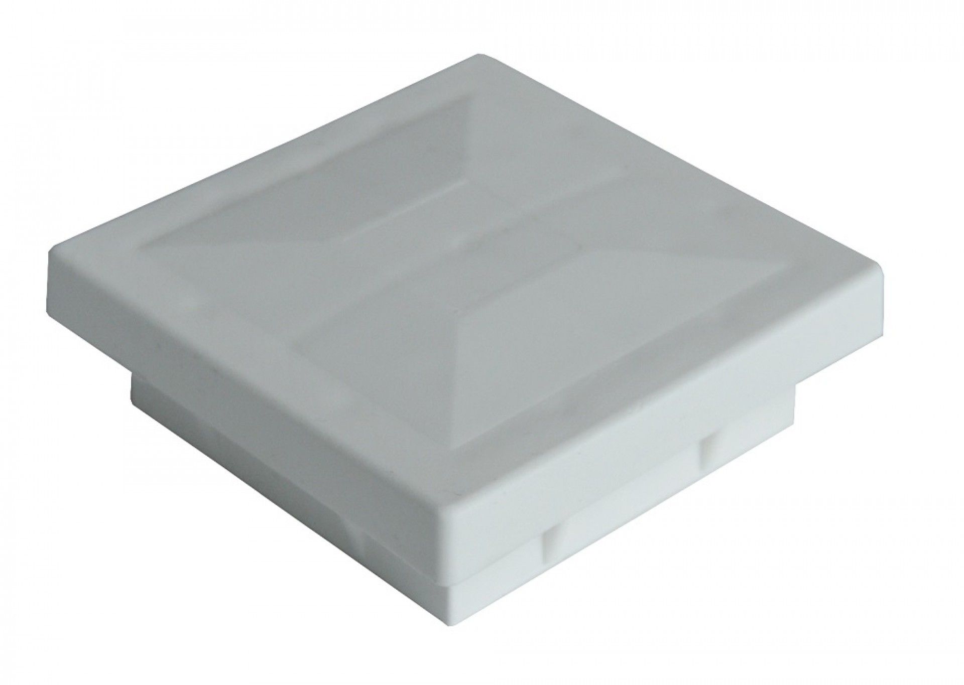 Tampa Para Topo Poste Branco