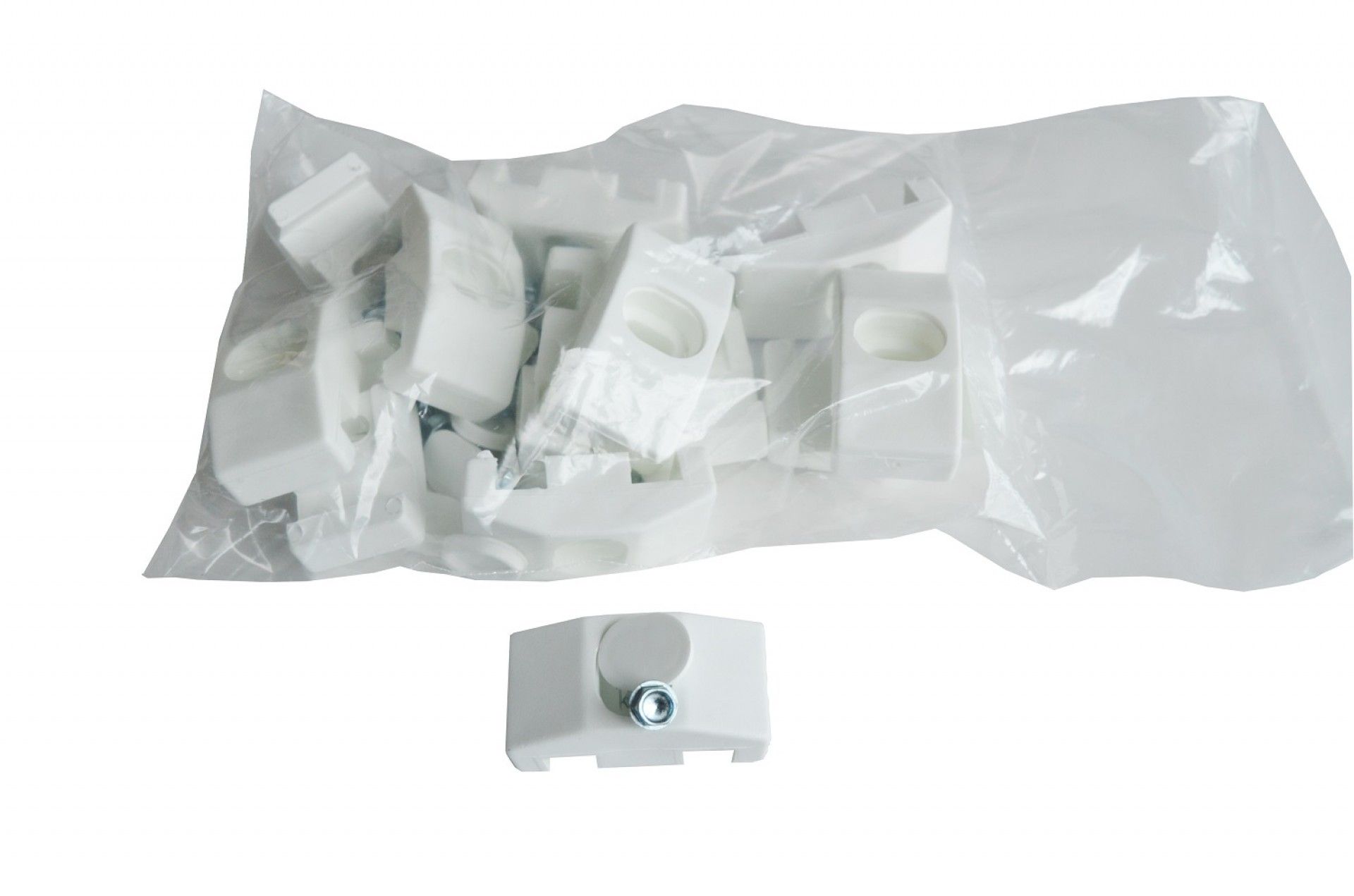 Fixadores Frontais Branco 12un