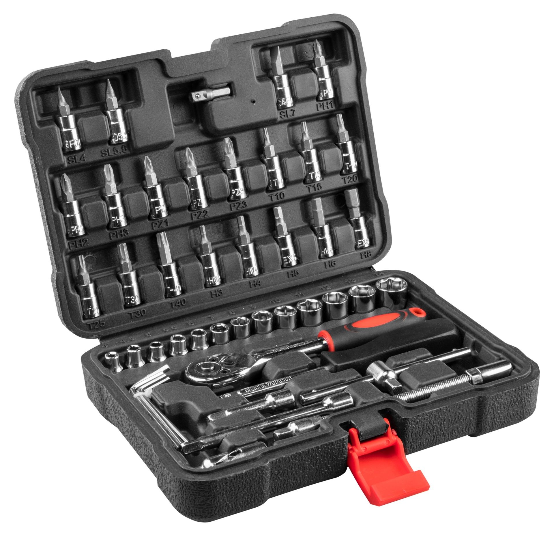 Mala Ferramentas 1/4", 49 peças