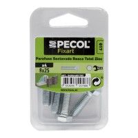 Parafuso Sextavado Rosca Total 6.8 M8x25 Zn Bl 4 Parafuso Sextavado Rosca Total 6.8 M8x25 Zn Bl 4