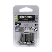 Parafuso Sextavado Rosca Total A2 M6x50 Inox Bl 6 Parafuso Sextavado Rosca Total A2 M6x50 Inox Bl 6