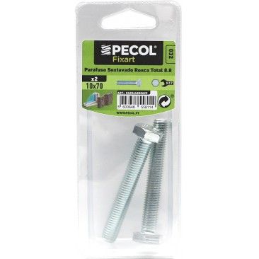 Parafuso Sextavado Rosca Total 8.8 M10x70 A�o P.Abl2