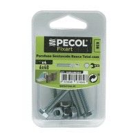 Parafuso Sextavado M6x40 + Porca Zn Bl 8 Parafuso Sextavado M6x40 + Porca Zn Bl 8