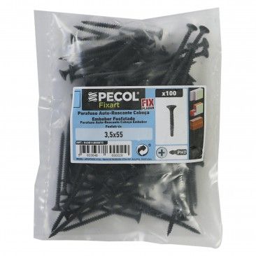 Parafuso Cabe�a Embeber Ph A�o Fosf 3,5x55 - Saco 100