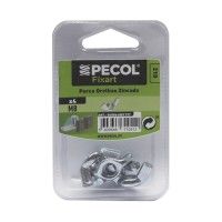 Porca Orelha Pcl315 Fe Zn M8 4unidades Porca Orelha Pcl315 Fe Zn M8 4unidades