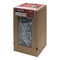 Parafuso Aglomerado Cabeça Embutir Pz Aço Zn 4x40 750un Parafuso Aglomerado Cabeça Embutir Pz Aço Zn 4x40 750un