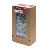 Parafuso Aglomerado Cabeça Embeber Pz Aço Zn 4x30 1000un Parafuso Aglomerado Cabeça Embeber Pz Aço Zn 4x30 1000un