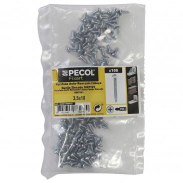 Parafuso Atr Embeber Din7982 A�o Zn 3/8x6 100 unidades
