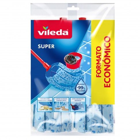 Pack 2 Recargas Esfregona Super VILEDA Pack 2 Recargas Esfregona Super VILEDA