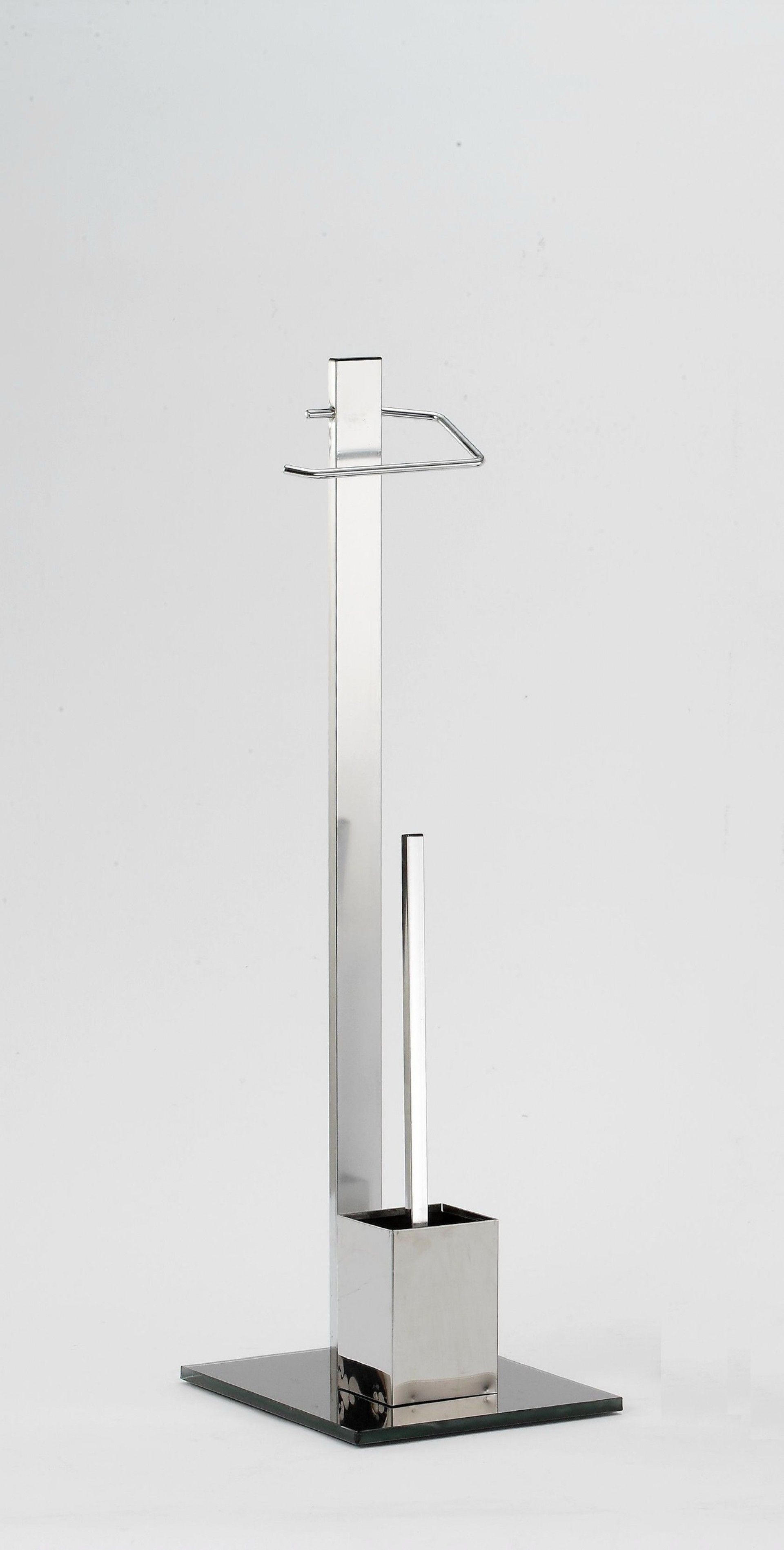 Porta Rolo C/Porta Piaçaba C/Base Vidro