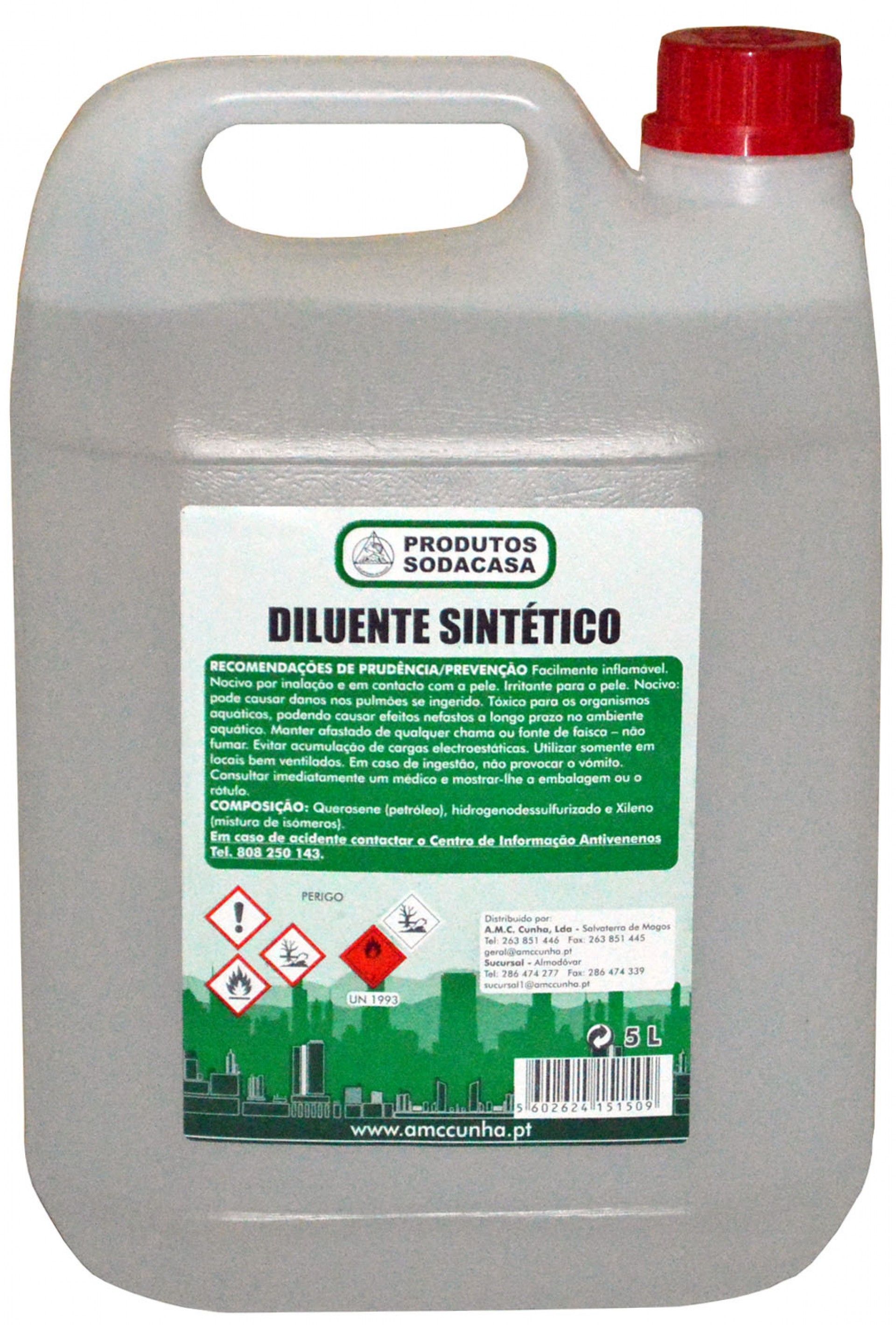 Diluente Sintetico Garrafão 5l
