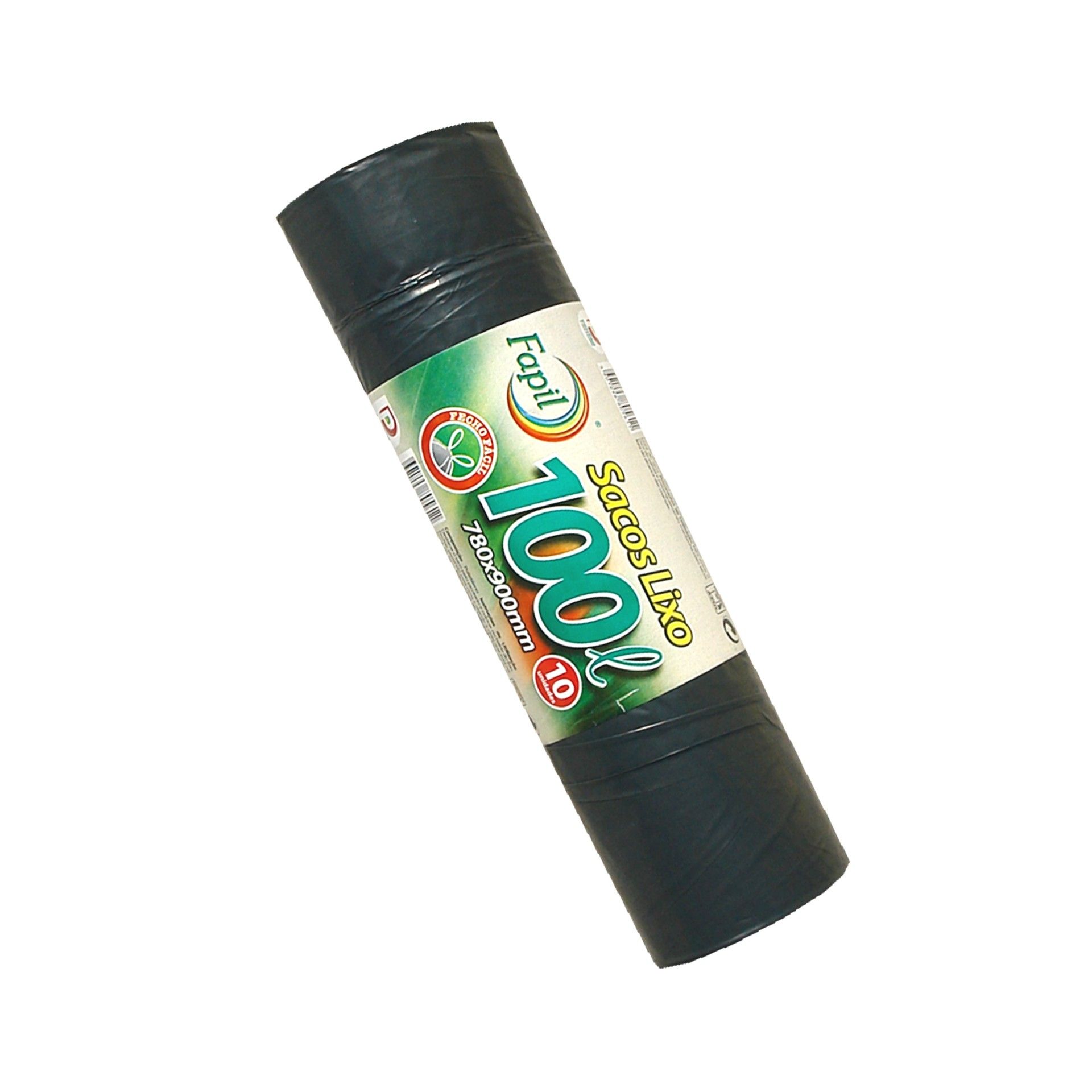 Sacos Lixo 100l Fapil Fecho Fácil 10un