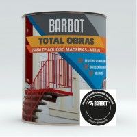 Esmalte Obras Aquoso Brilhante Preto 0,375L Esmalte Obras Aquoso Brilhante Preto 0,375L