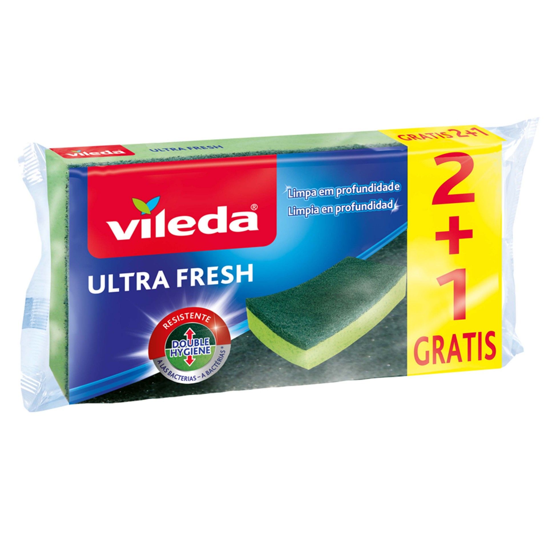 Esfregão Antibact Ultra Fesh 3un