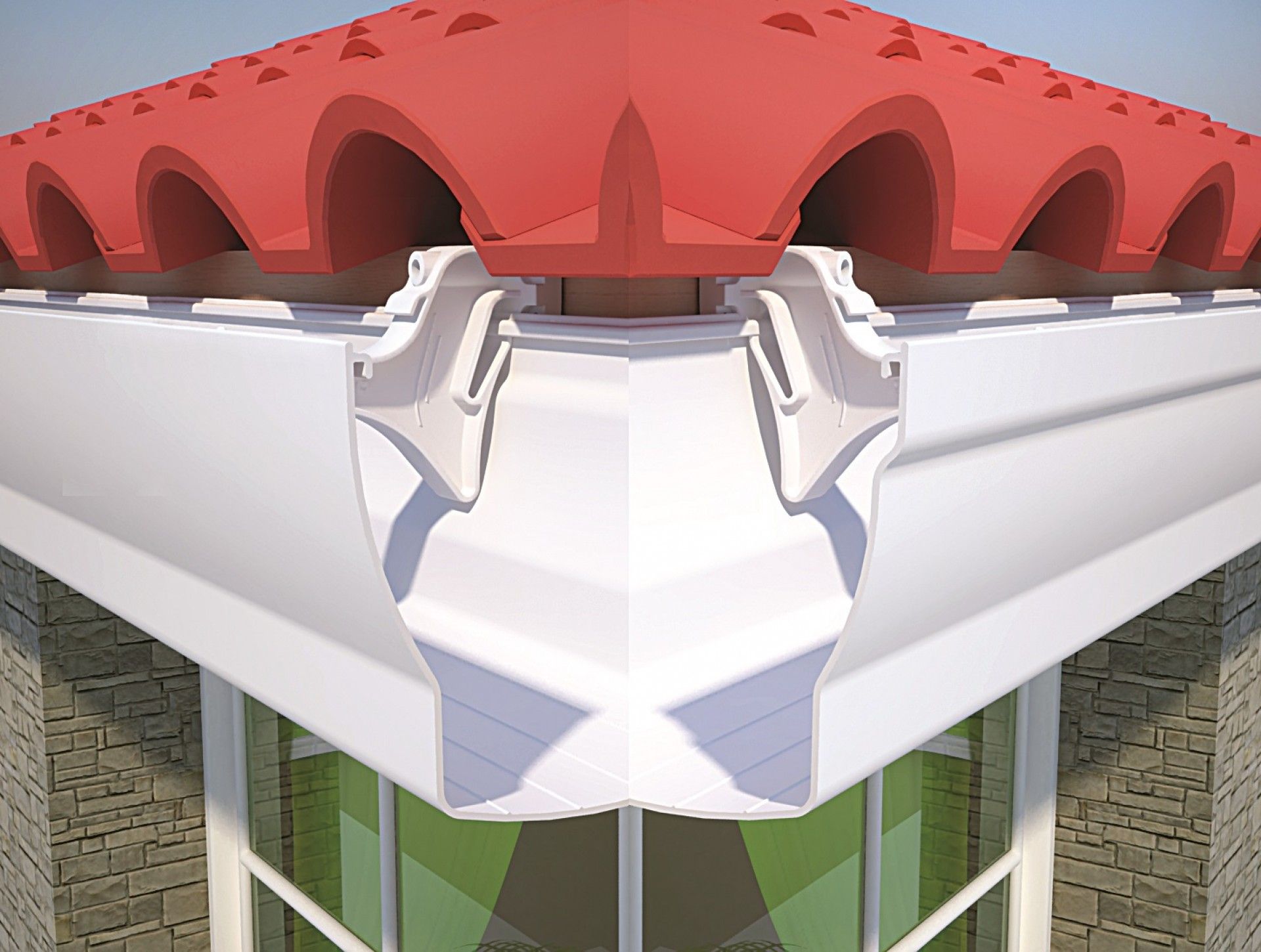 Caleira Elegance 140 Branco 3m