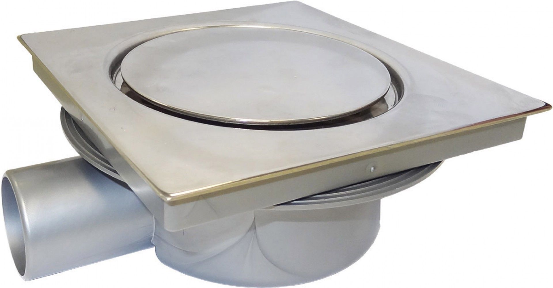 Ralo Sifonado Inox 15x15cm Orientável