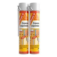 Pack 2 Espuma Poliuretano Sikaboom P 750ml Pack 2 Espuma Poliuretano Sikaboom P 750ml
