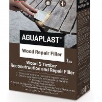 Massa Aguaplast Reparador Madeira 1kg Massa Aguaplast Reparador Madeira 1kg