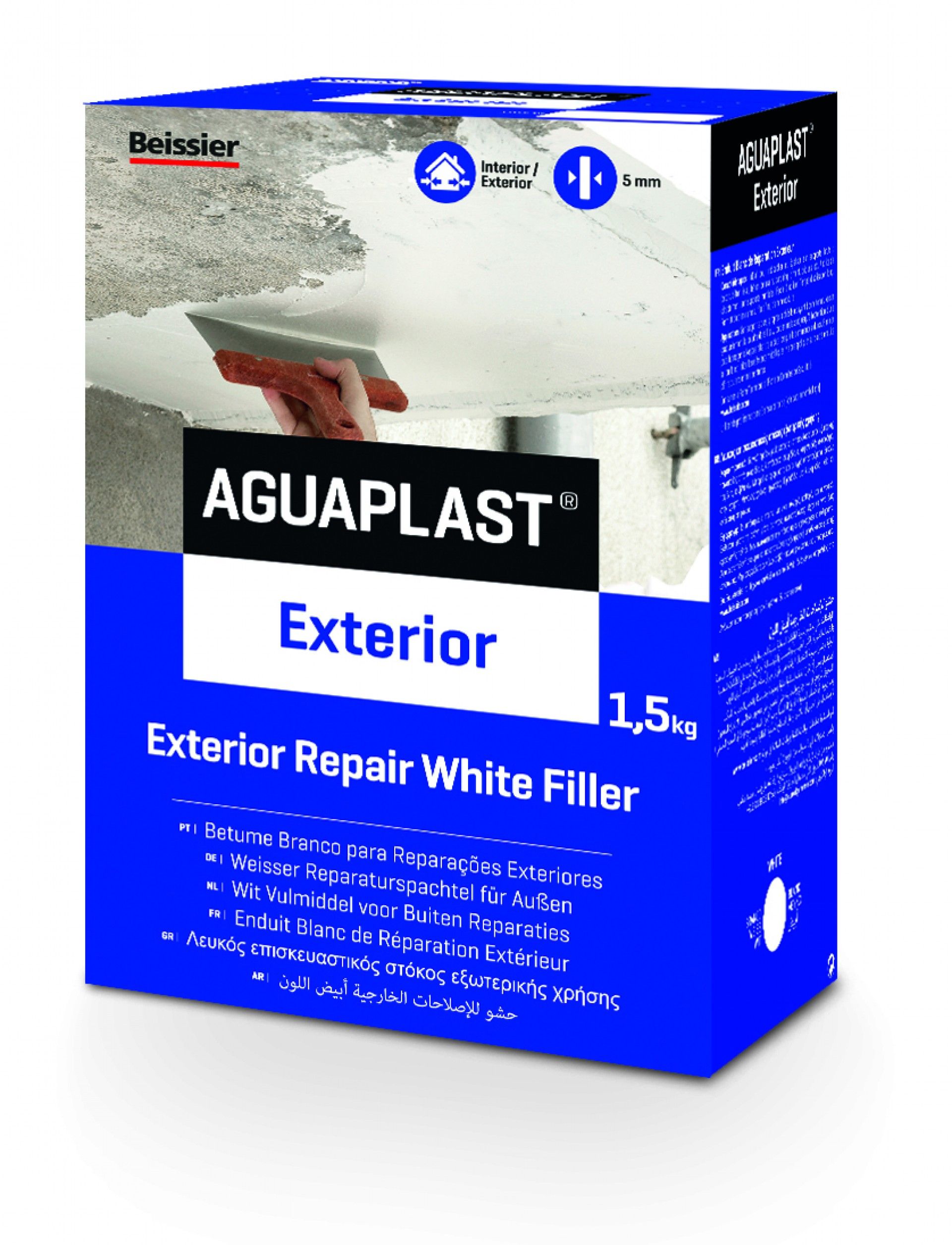 Massa Aguaplast Exterior Pó 1,5kg