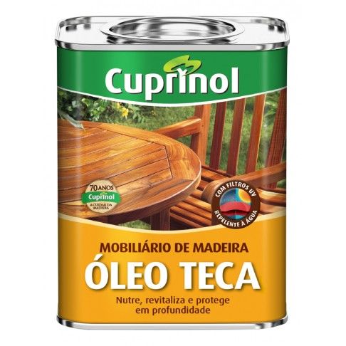 Cuprinol Óleo Teca Mobilíário Madeira 0,75l Cuprinol Óleo Teca Mobilíário Madeira 0,75l