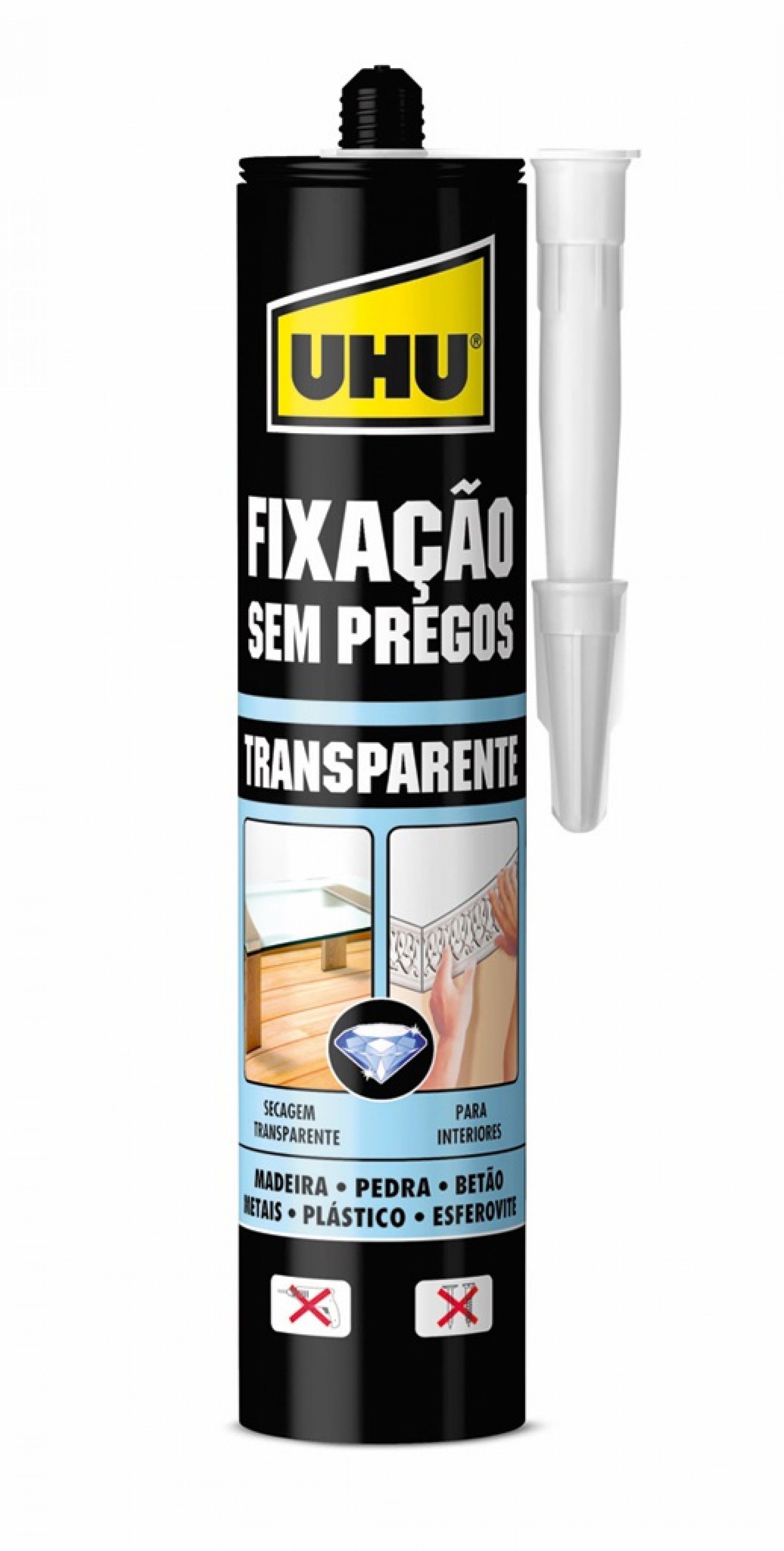 Cola Montagem Nmp UHU Transparente 310G