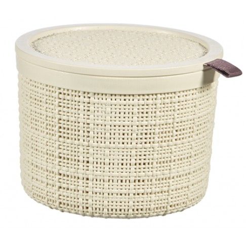 Cesta Redonda Jute C/Tampa Beje 2L Cesta Redonda Jute C/Tampa Beje 2L