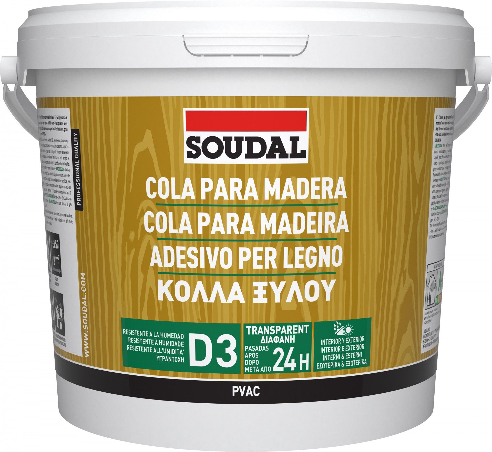 Cola Madeira e Parquets Interior e Exterior D3 5kg