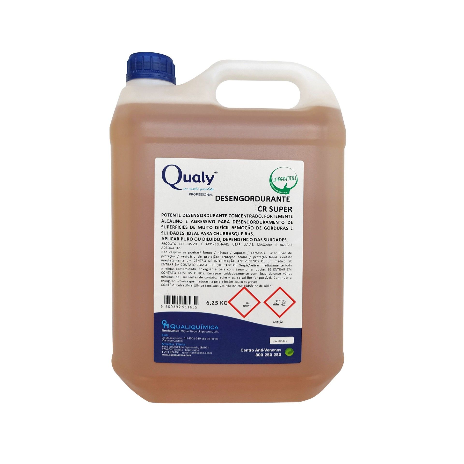 Desengordurante Alta Concentração 6,25kg