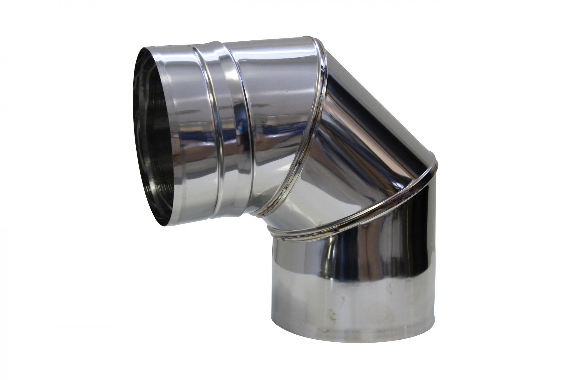 Curva Inox 90º Diam.120mm 0,4mm