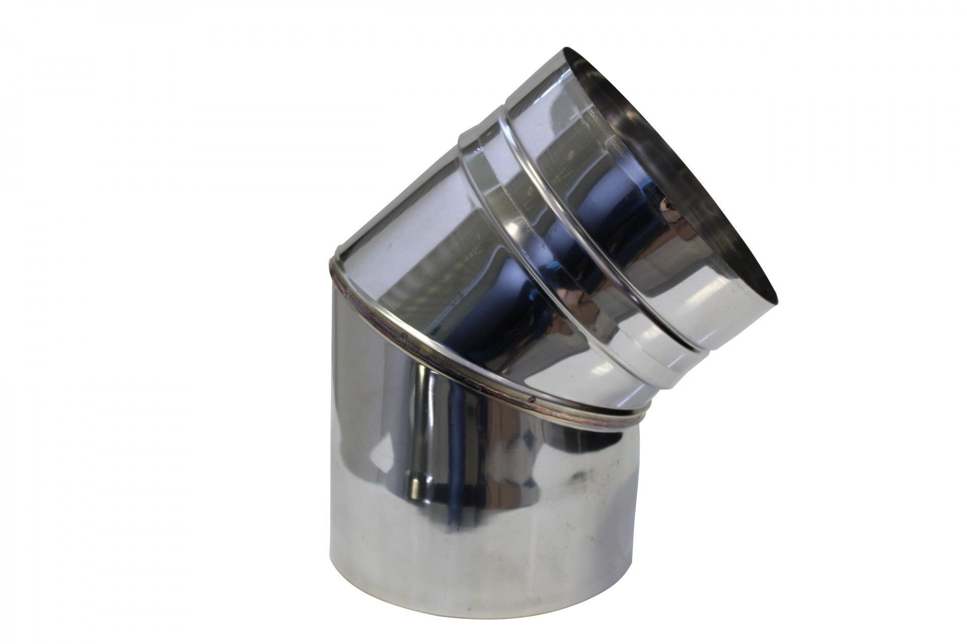 Curva Inox 45º Diam.150mm 0,4mm