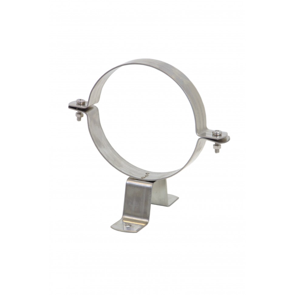 Abra�adeira com Apoio Inox Diam.150mm